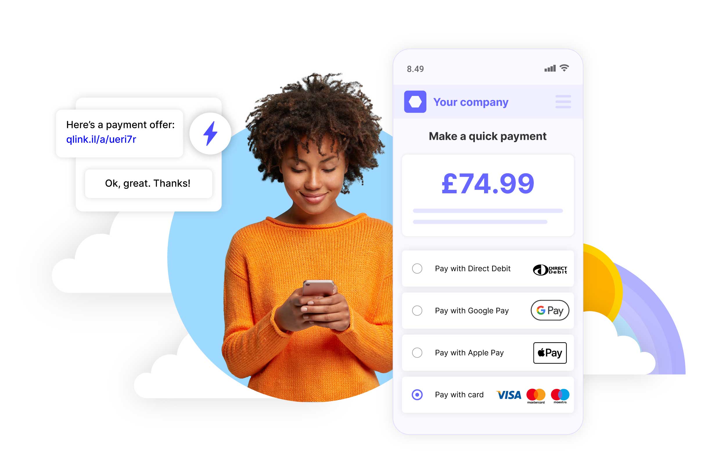 Convenient & Personalised Payment Links
